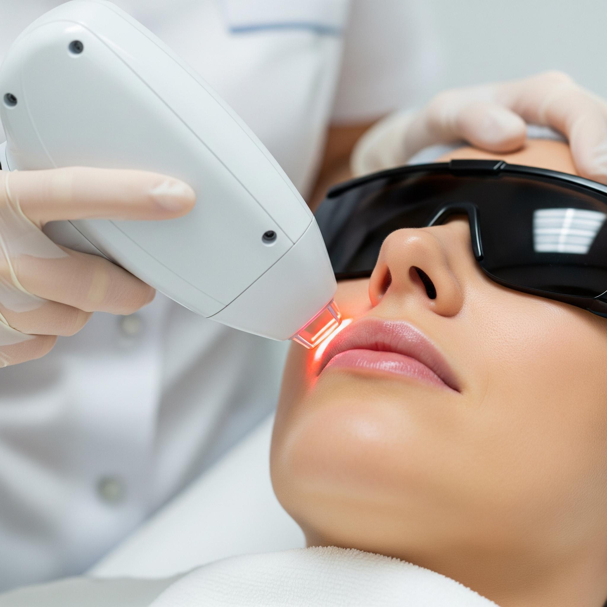 Diodenlaser Damenbart-Entfernung in Essen